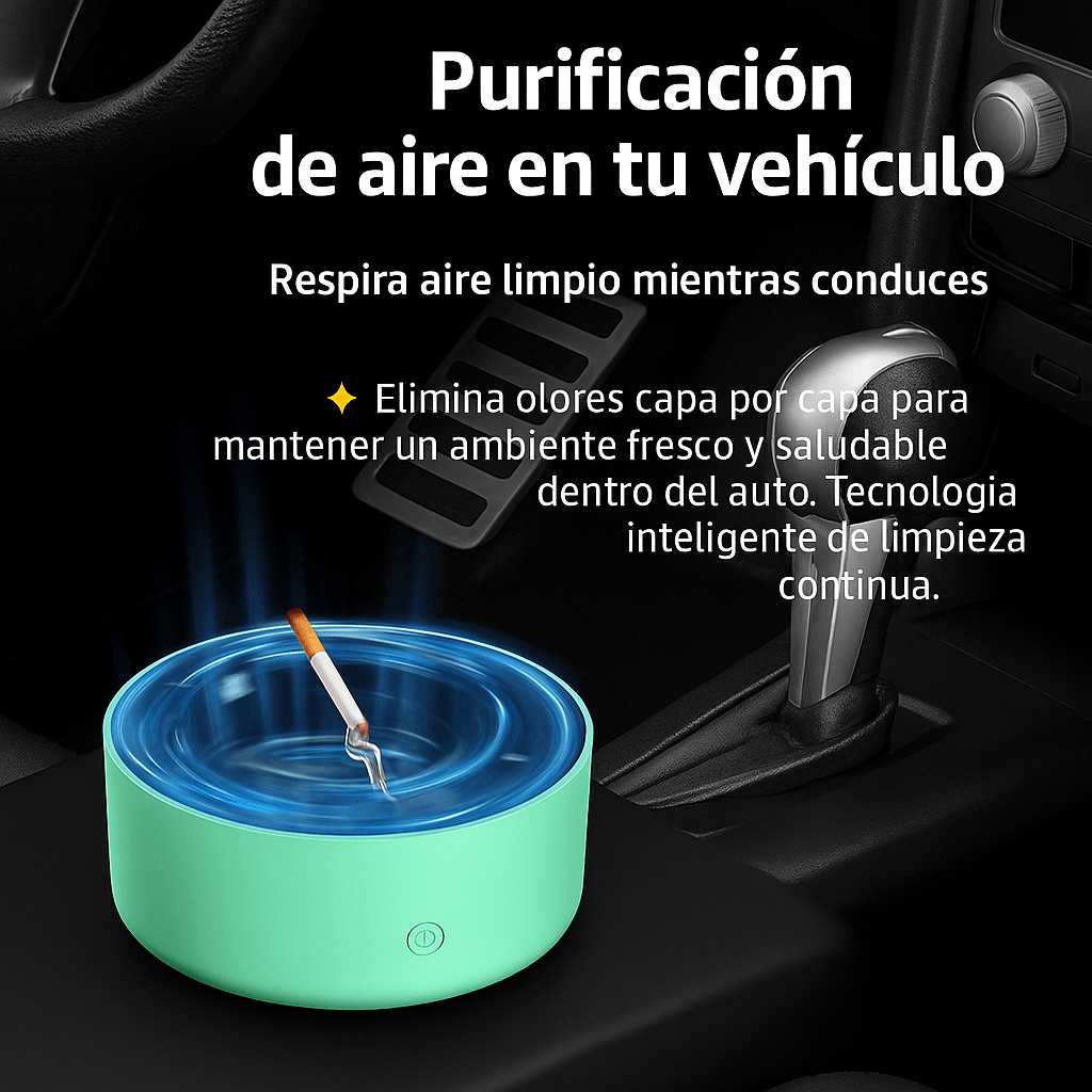 Cenicero Purificador 2 en 1